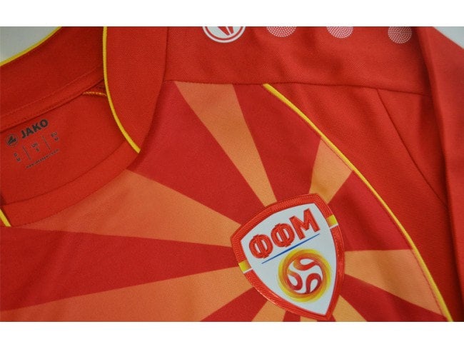 Macedonia Football (KIDS Home) Jersey Macedonian Gifts